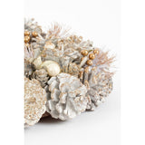 Couronne de Noël Hanley Blanc