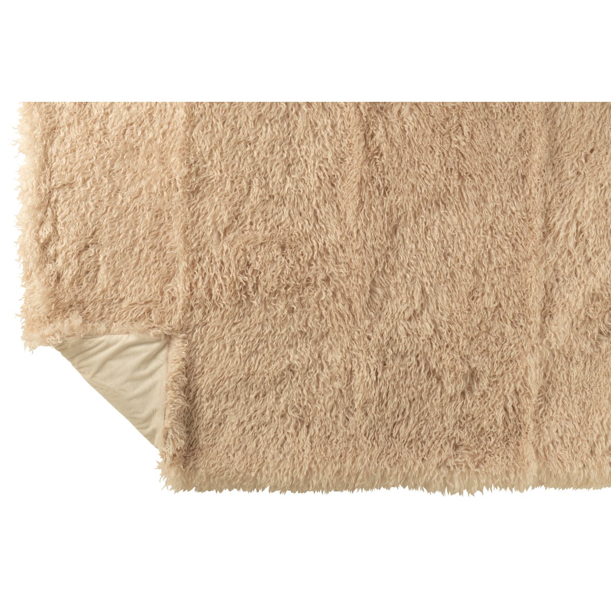 Détail de la texture de la couverture J-Line Moutie en polyester.