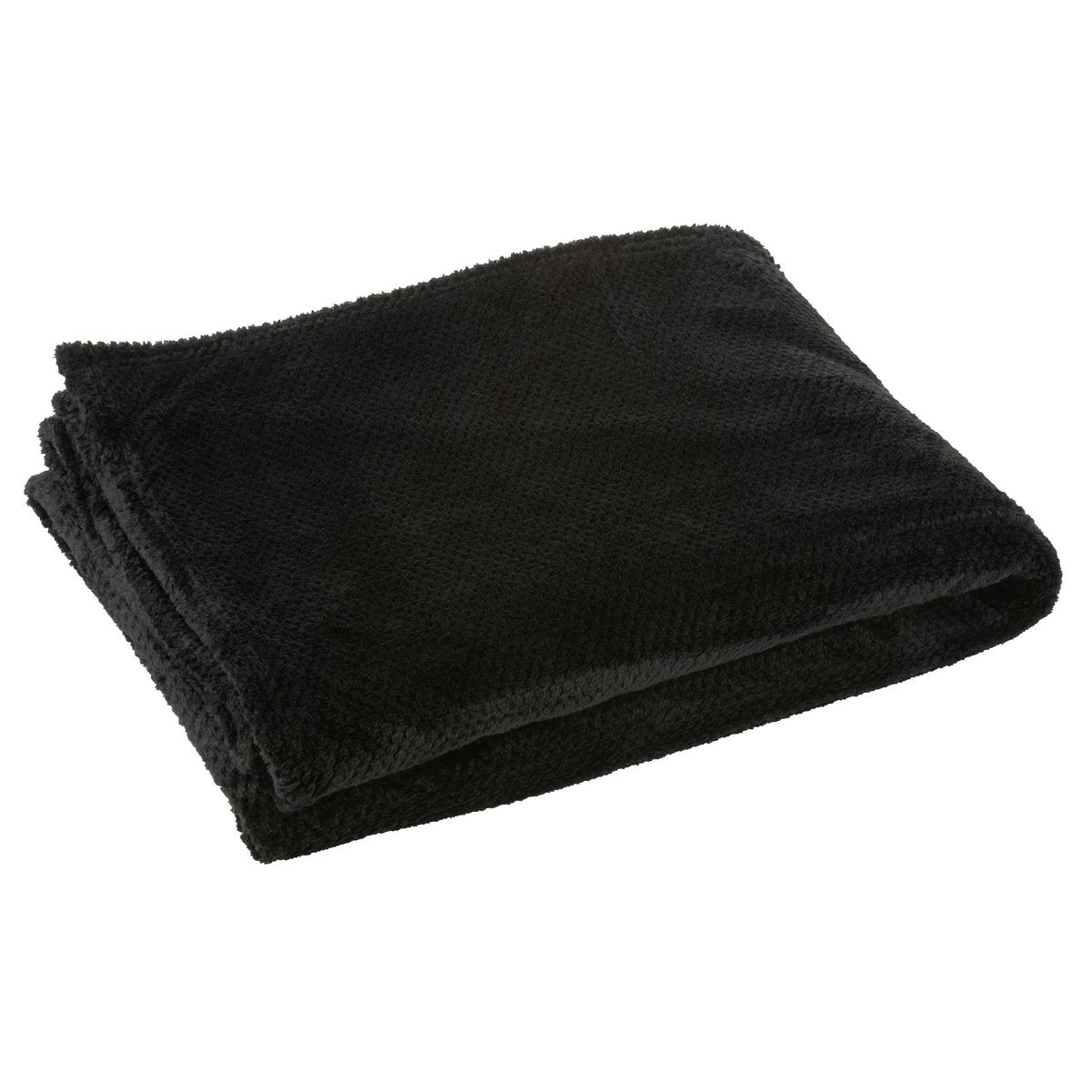 Couverture J-Line Snuggle drapée sur un canapé moderne