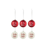 Détail de la finition brillante de la boule de Noël J-Line