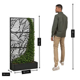 Support pour plantes à l'extérieur de Sapri Black