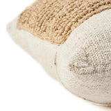 La Housse de Coussin Timbre en Raphia - Naturel