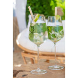 Verre à vin blanc J-Line en cristal, vue de profil