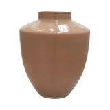 Vase en verre beige Sable de Tugela