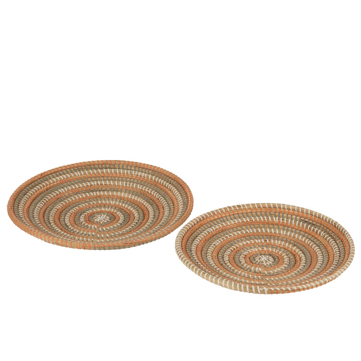 Set de 2 bols Circle J-Line, élégance bohème, présentation sur table
