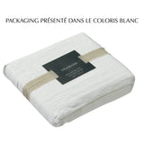 Drap housse Zeff Blanc 140x190 - détail du tissu