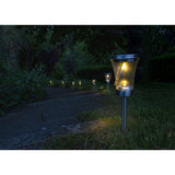 8 Set LED Decoration Solar Light, pour l'extérieur, en métal et en plastique en acier, LED intégrée