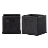 Boîtes de rangement Boîte de pliage pliable 26x26x26 cm 6 -pack Boîte de rangement carré