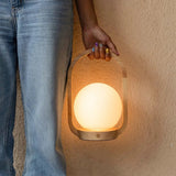 Lampe sans fil en bois marron clair Skye