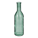 Bouteille décorative Rioja Grey en verre recyclé avec une teinte gris-vert