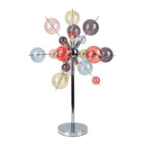 Lampe de table "Explosion" Couleurs pastel H: 73 cm
