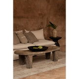 La table d'appoint Hourglass - Noyer foncé