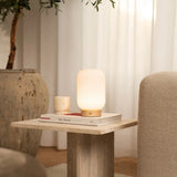 Lampe rechargeable Lilly marron clair