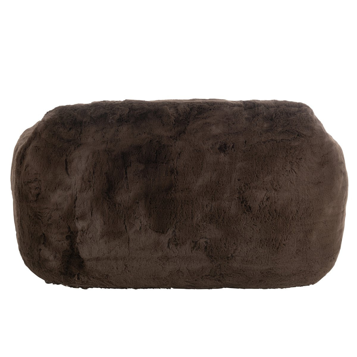 Vue latérale du canapé Cutie J-Line marron