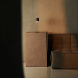 Lot de 8 lampes à poser rechargeables gris ombre Maya avec station