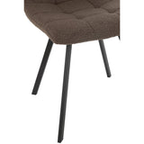 Chaise J-Line Clark avec une table en bois