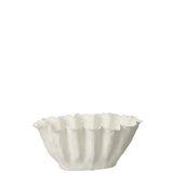 Vase Calyx J-Line en céramique blanche, design moderne et élégant