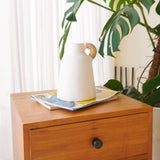 Vase SANA décoré avec des fleurs séchées, ambiance bohème