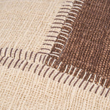 La Housse de Coussin Cocoa Patchwork - Marron Naturel