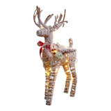 Décorations de Noël LED "Reindeer" en plastique résistant aux intempéries, avec des LED fermement intégrées