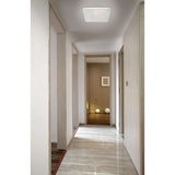 Plafonnier LED "Luxor" effet cristal 54x54cm