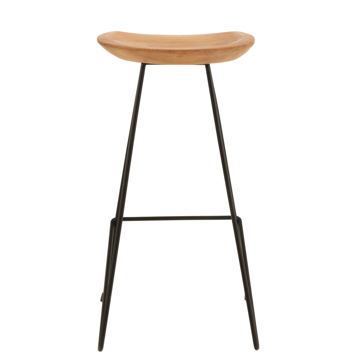 Zoom sur les pieds en fer de la chaise de bar J-Line