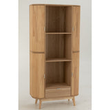 J-Cas des armoires en ligne Round - Pine Wood - Naturel