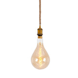 Lampe décorative "Ontario" MetalBaldachin "Ontario" fait de métal en alt et jute, version E27, éclairage pour le salon ou le bureau.