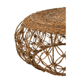 Table basse Soucoupe J-Line en métal avec finition naturelle