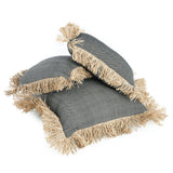 La Housse de Coussin Cotton Bonita - Noir Naturel - 30x50