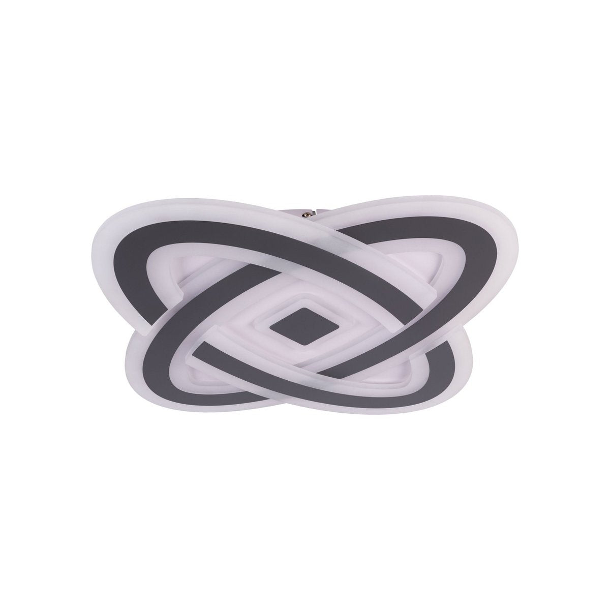 Plafond LED Milla - Luminaire moderne de 48 cm en métal et plastique