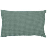 Coussin recyclé Maia Vert de gris 30 x 50