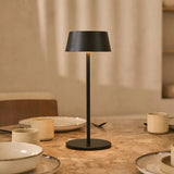Lampe de table rechargeable Hugo Midnight Noir