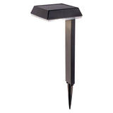 SPIT décorative solaire "Sigi", 79 cm de haut, plastique, noir, LED intégrée, blanc chaud