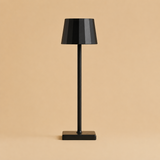 Lampe de table rechargeable noire William