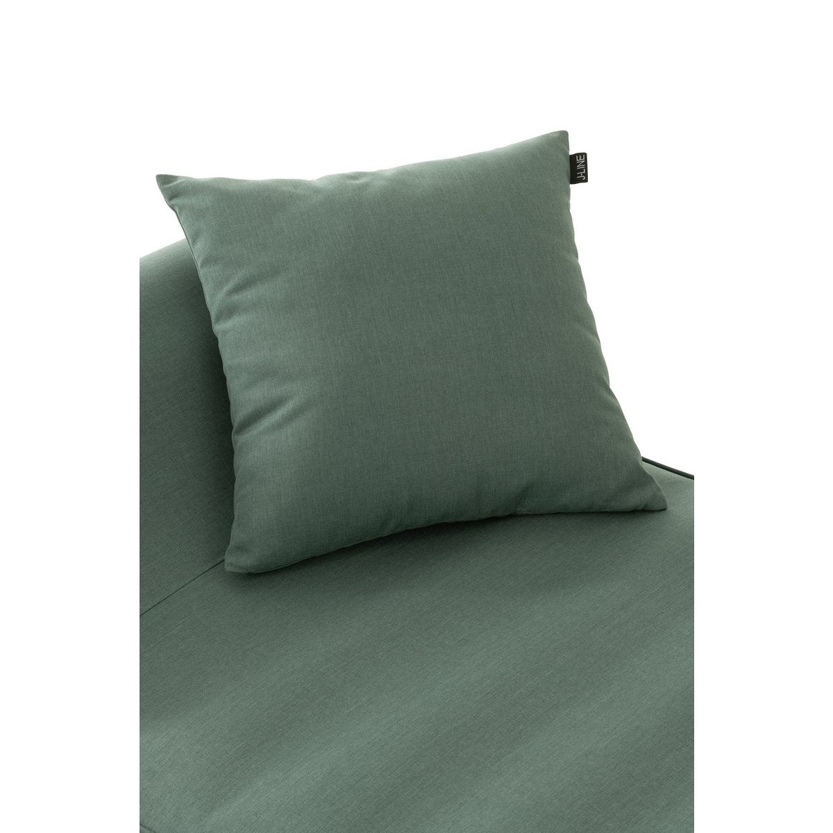 Coussin J-Line Outdoor vert - détail des coutures