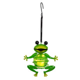 2 Set Solar-Deco Hanging Light "Frosch" environ. Capteur de l'aube;