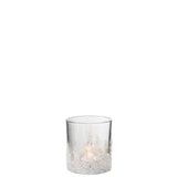 Photophore J-Line en verre blanc sur fond neutre