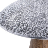Déco Figures 2 Set Champignons H20 / 12x13 / 9cm Affichage Masterbox 12x Wood de mangue en 2 parties