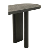 Vue rapprochée du pied de la table console J-Line