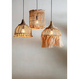 Le Pendentif Pompon Abaca - Naturel - S