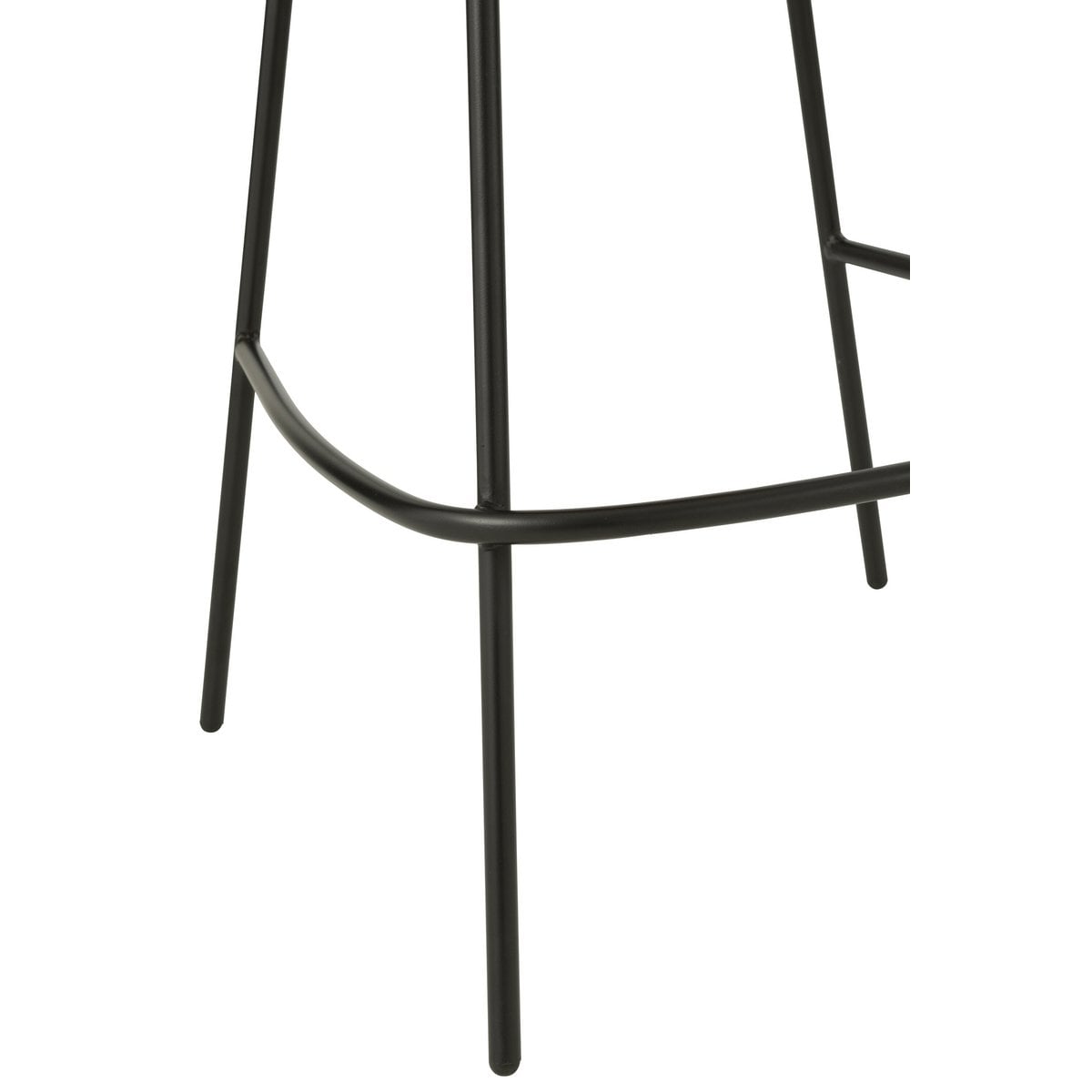 Vue latérale du tabouret de bar J-Line, mettant en valeur sa hauteur