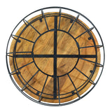 Table d'appoint table basse durable table de salon rond lexington Ø 55 cm cadre en métal solide