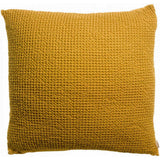 Coussin recyclé Maia Safran 45 x 45