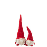 Gnome LED avec lumière allumée, ambiance festive