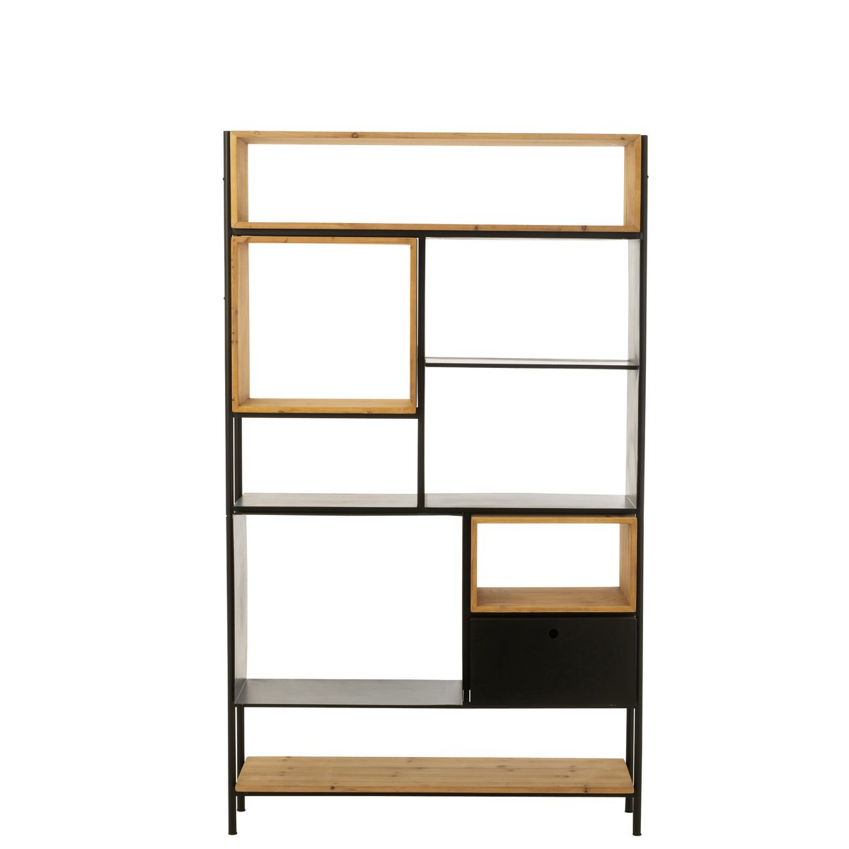 Détail du design industriel de l'étagère Tina J-Line