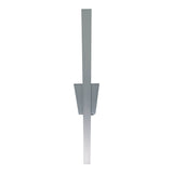 Lampe murale LED "Trevor" Nickel Matt, lampe murale en métal et en plastique en nickel Matt, avec des LED fermement construites, éclairage mural à l'intérieur de 62 x 10 x 4,5 cm