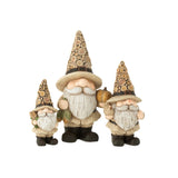 Figurine J-Line Gnome sur un fond décoratif