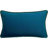 Coussin uni Alga extérieur Indigo 30 x 50