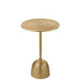 Table d'appoint J-Line Lera - aluminium - or